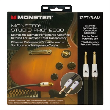 MONSTER CABLE STUDIO PRO 2000 INST [SP2000-I-12]