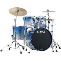 Starclassic Walnut/Birch 4pc Drum Kit - Molten Blue Ice Fade [WBS42S-MBI]