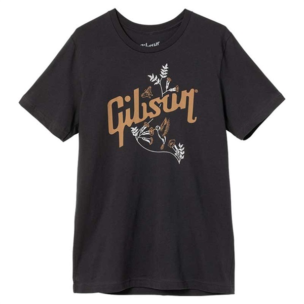 Gibson Hummingbird Tee/Size:Medium［GA-SC-HBBSMD］