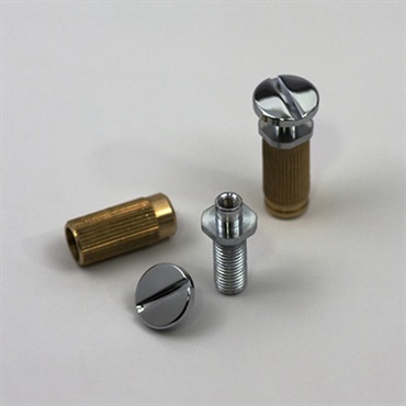 TonePros MSPRS-C TonePros Metric Locking Studs for PRS(R) (Chrome)