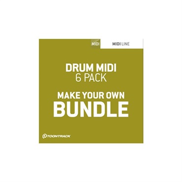 TOONTRACK DRUM MIDI 6PACK(オンライン納品)(代引不可)