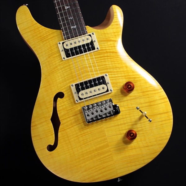 P.R.S. SE Custom 22 Semi-Hollow (Santana Yellow) #CTI D17235 