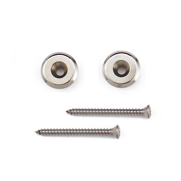 P.R.S. Strap Button & Screw (Nickel)