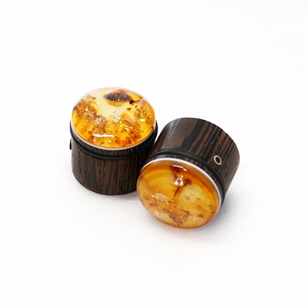 MAYONES Wooden knob - Amber