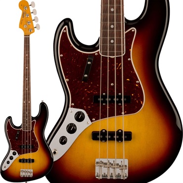 Fender USA American Vintage II 1966 Jazz Bass Left-Hand (3-Color Sunburst/Rosewood) 【ブラックフライデーセール】