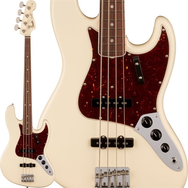 Fender / American Vintage II 1966 Jazz Bass Rosewood Olympic White