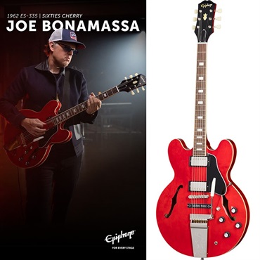 Epiphone Joe Bonamassa 1962 ES-335 (Sixties Cherry) ｜イケベ楽器店オンラインストア