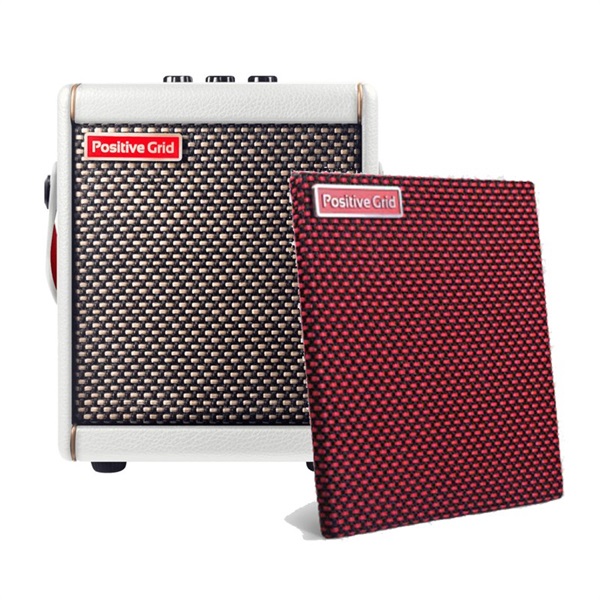 Positive Grid Spark Mini Pearl + Grille-Red SET ｜イケベ楽器店