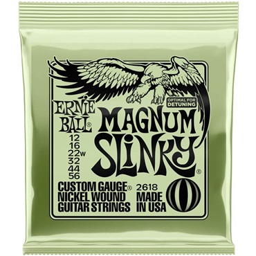 ERNIE BALL Magnum Slinky Nickel Wound Electric Guitar Strings 12-56 #2618