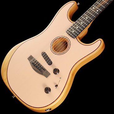 FSR American Acoustasonic Stratocaster (Shell Pink/Ebony Fingerboard)