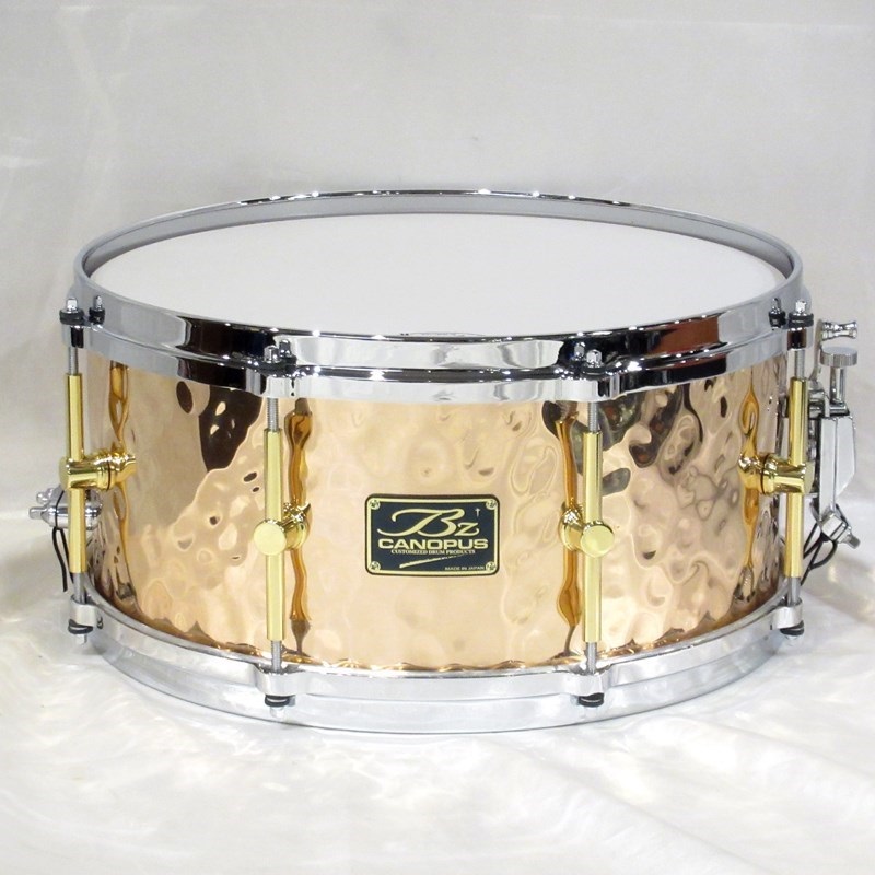 CANOPUS HBZ-1465 [Hammered Bronze Snare Drum 14×6.5] ｜イケベ楽器店