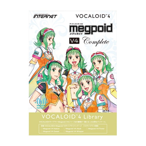 INTERNET VOCALOID4 Library Megpoid V4 Complete(オンライン納品)(代