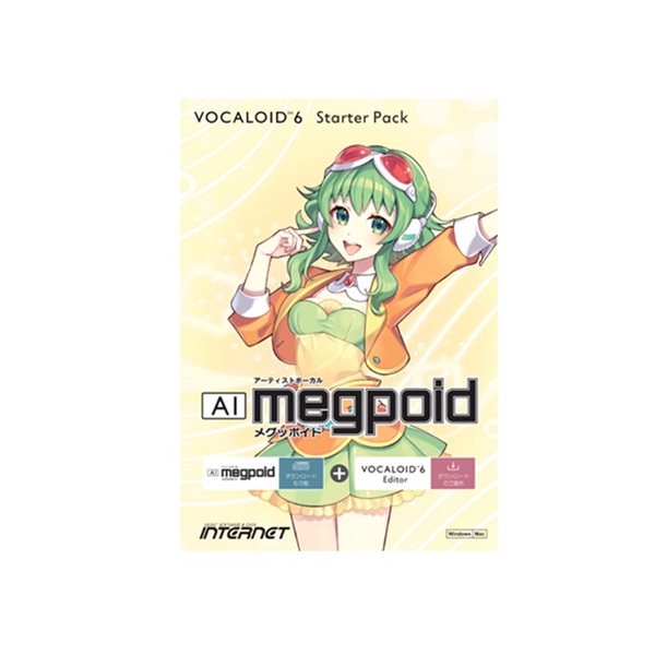 INTERNET VOCALOID6 Starter Pack AI Megpoid (オンライン納品)(代引