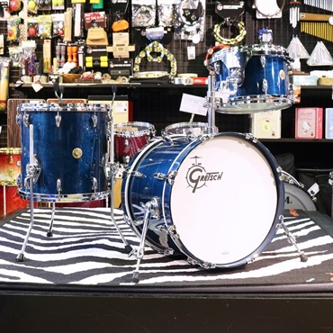 GRETSCH USA Custom 3pc Drum Kit - Azure Gloss [BD18、TT12、FT14] 【店頭入荷！】