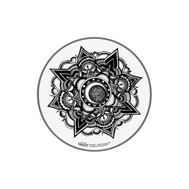 PE-0014-AB-005 [ARTBEAT ARTIST COLLECTION DRUMHEAD - ARIC IMPROTA 14inch / NOCTURNAL BLOOM]