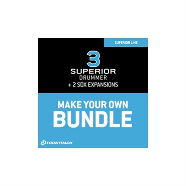 SUPERIOR DRUMMER 3 BUNDLE(オンライン納品専用)※代引きはご利用いただけません