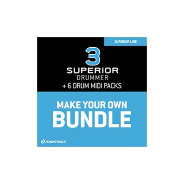 TOONTRACK SUPERIOR DRUMMER 3 MIDI EDITION(オンライン納品)(代引不可)