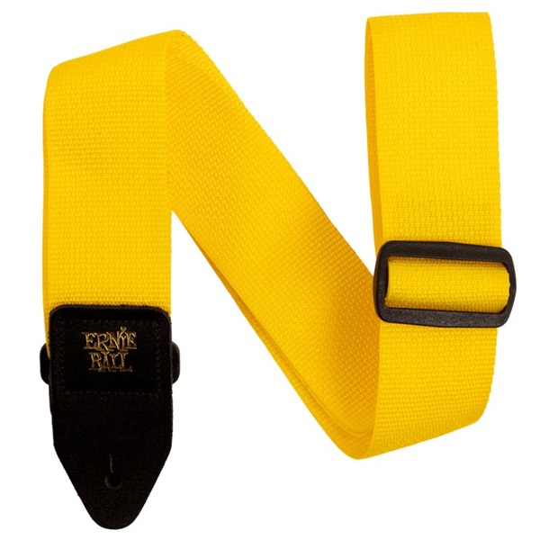 ERNIE BALL YELLOW & BLACK POLYPRO GUITAR STRAP [#P05351]