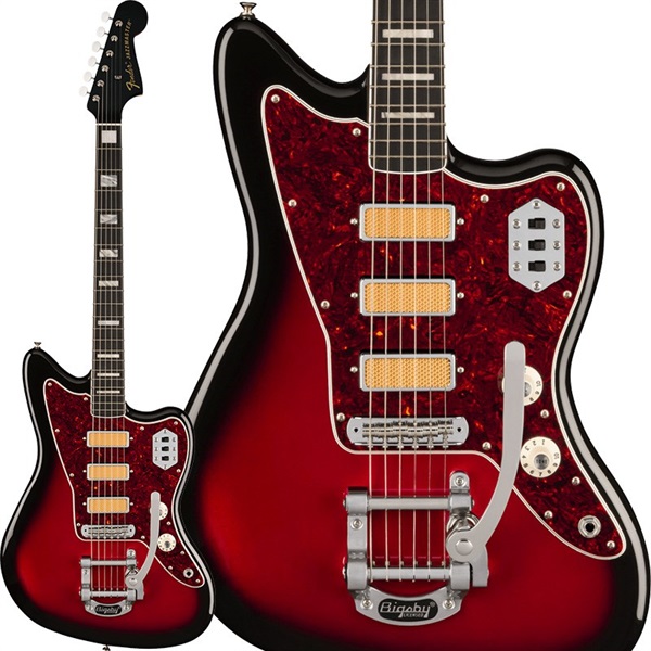 Fender MEX Gold Foil Jazzmaster (Candy Apple Burst)