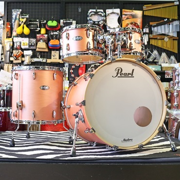 Pearl Masters Maple Complete MCT 4pc kit [MCT924BEDP/C #838 Satin Satin Sakura Coral] 【タムホルダー付属】