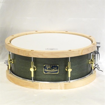 CANOPUS MO-1455WH / Black Olive Oil [MO Snare Drum 14×5.5 w/WoodHoop]