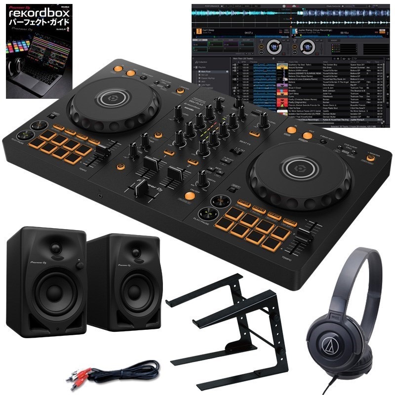Pioneer DJ DDJ-FLX4 + PCスタンド付属 DJ初心者セット 【Power DJ's 