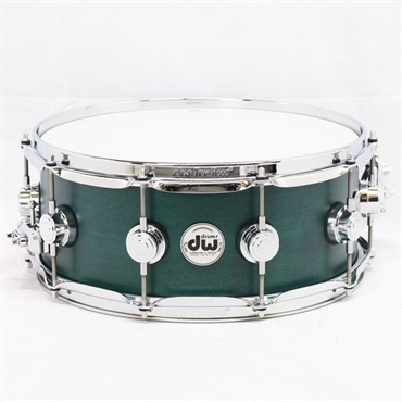 dw Collector's Birch Snare Drum 14×5.5 - Teal Satin Oil [DW 