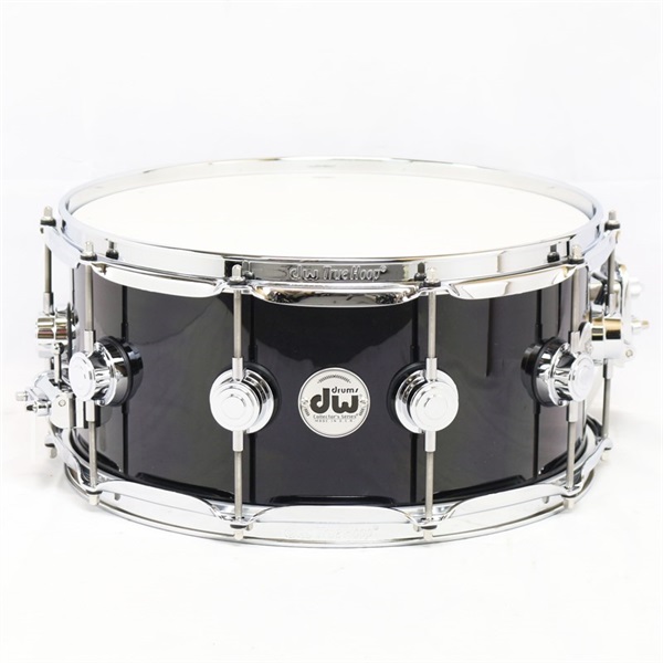 dw Collector's Pure Maple Snare Drum VLT 14×6.5／GLOSS BLACK 