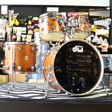 dw Collector's Santa Monica 4pc Drum Kit [BD22，FT16，TT12＆10／Honey Satin Oil]