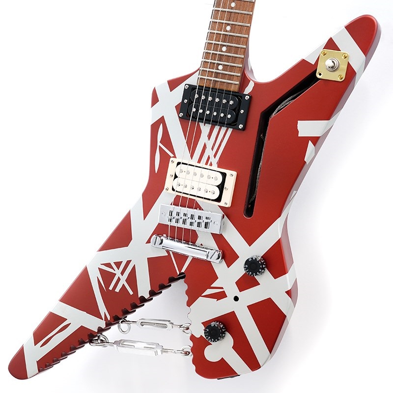 EVH Striped Series Shark (Burgundy with Silver Stripes) 【在庫処分