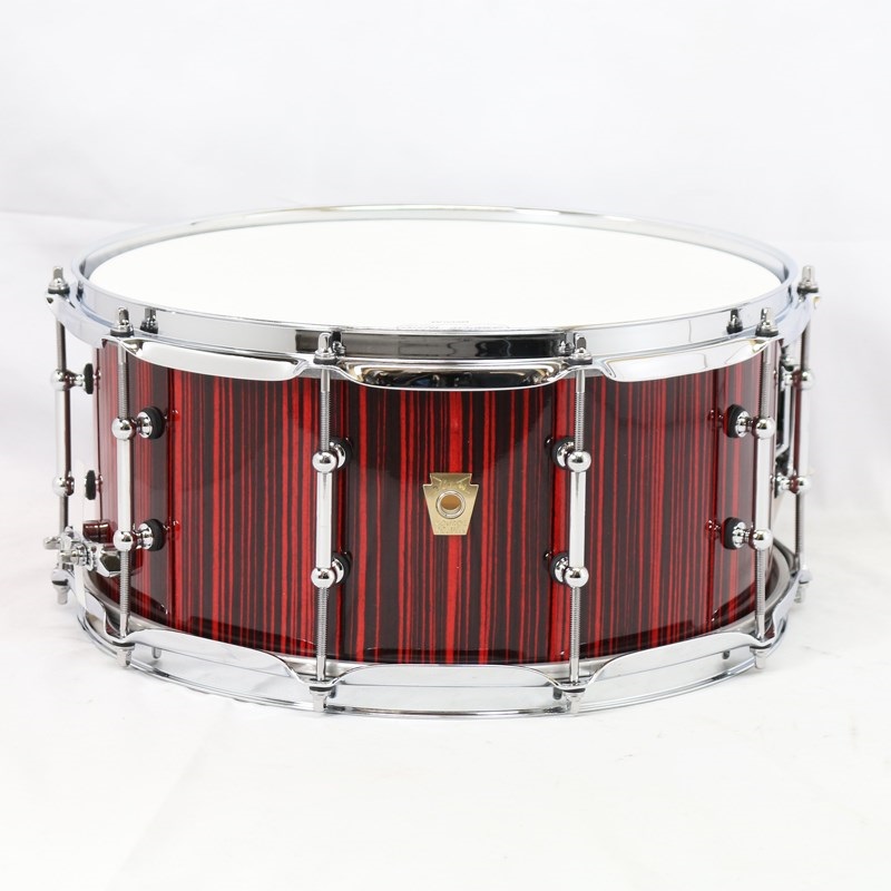 Ludwig LS403 Classic Maple Snare Drum [14×6.5] -ELECTRO STATIC RED