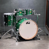 Jazz Series 4pc Drum Kit [BD22，FT16，TT12＆10][Emerald Onyx Finish Ply]【上半期決算セール】