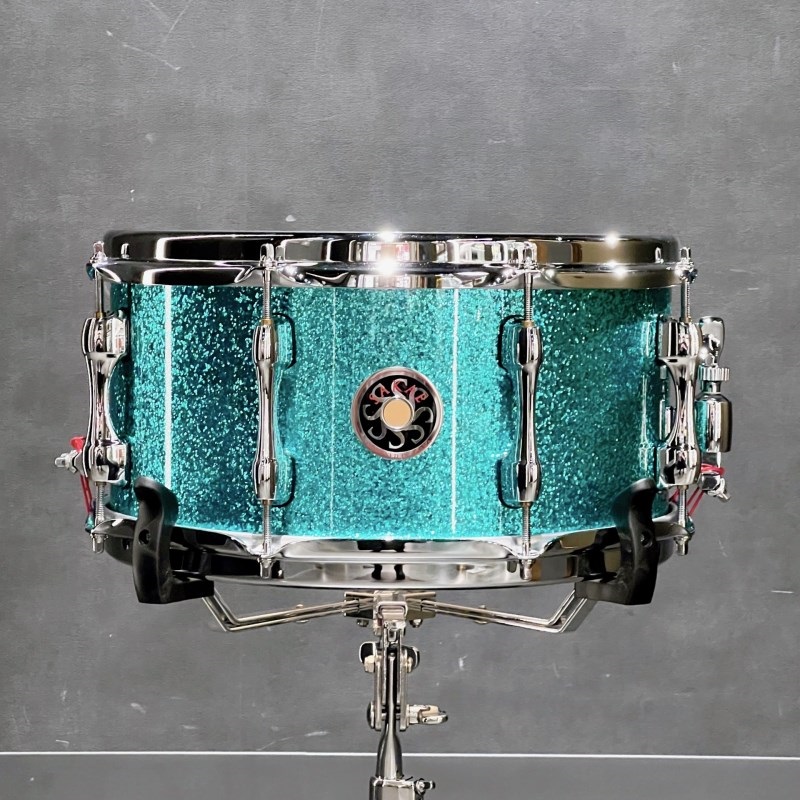 SAKAE OSAKA HERITAGE SD1365MA/M-TC [Maple Snare Drum 13''×6.5'' - Turquoise Champagne]