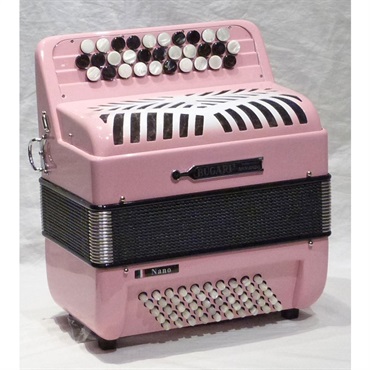【デジタル楽器特価祭り】Nano PK【ピンク】【最小・最軽量・超コンパクトボタン式アコーディオン】