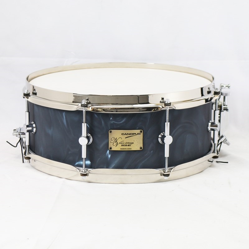 CANOPUS NV50-M1 Snare Drum 14×5.5 [NV50M1S-1455] -Black Satin 
