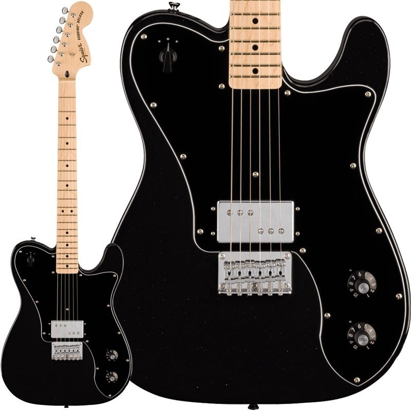 Squier by Fender Paranormal Esquire Deluxe (Metallic Black/Maple Fingerboard)