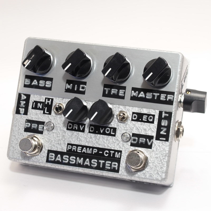 shin's music Bass Master Preamp Custom In.Atn-Sw/D.EQ-Sw Silver