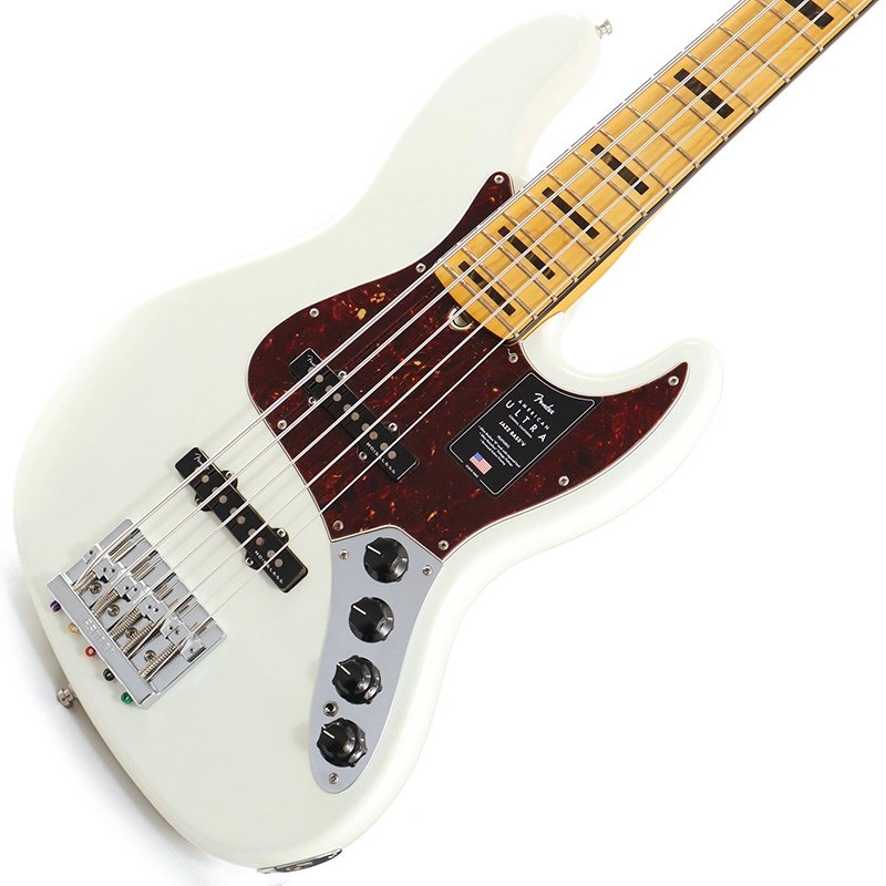 Fender USA American Ultra Jazz Bass V (Arctic Pearl/Maple) 【USED