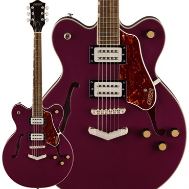 G2622 Streamliner Center Block Double-Cut with V-Stoptail Broad’Tron BT-3S Pickups (Burnt Orchid/Laurel)