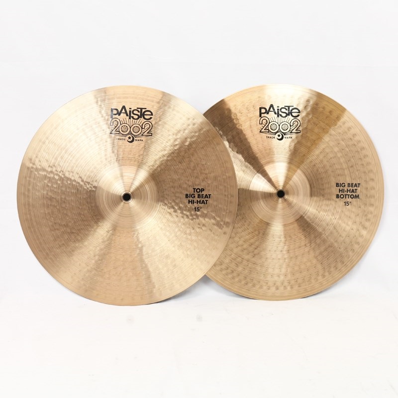 PAiSTe 2002 Black Big Beat Hihat 15pair [790g/924g]【中古品