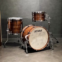 STAR BUBINGA 3pc Drum Kit [20BD，14FT，12TT] - Natural Indian Laurel 【シングルタムスタンドサービス！】