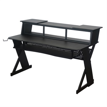 【夏のボーナスセール】Canvas Desk (STR-335) Black【期間・台数限定特別プライス！】(お届け先：本州/四国)※代引き不可
