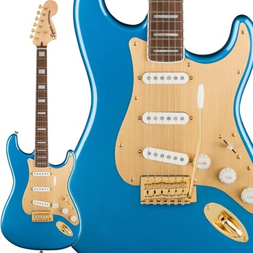 Squier by Fender 40th Anniversary Stratocaster Gold Edition (Lake Placid Blue/Laurel Fingerboard) 【特価】