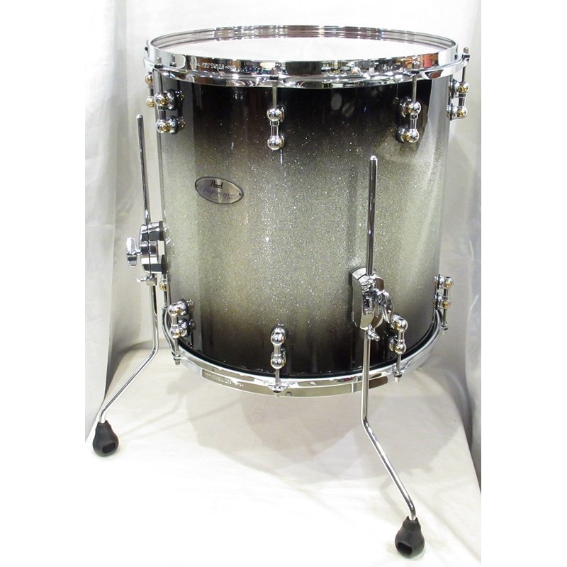 Pearl Reference Pure 16×16 Floor Tom - Black Silver Burst