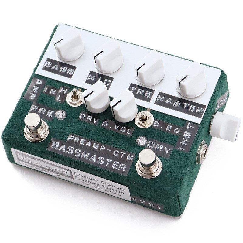 shin's music Bass Master Preamp [BMP-1] w/2SW (Green Suede