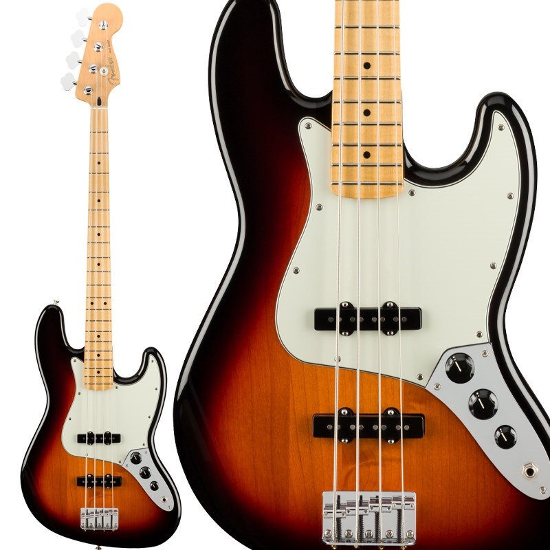 Fender MEX Player Jazz Bass (3-Color Sunburst/Maple) 【フェンダーB