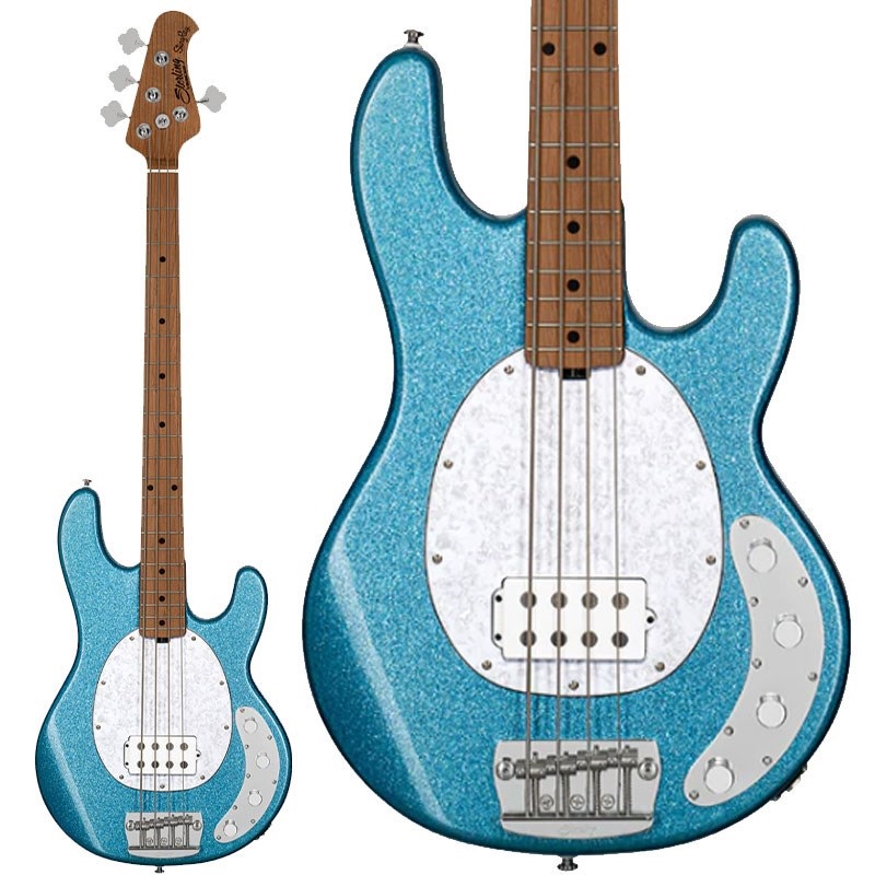 Sterling by MUSICMAN Ray34 (Blue Sparkle/Maple) ｜イケベ楽器店