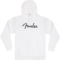 【数量限定!在庫処分特価!!】 Fender Spaghetti Logo Hoodie Olympic White (L Size) (9113103506)