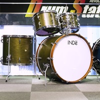 Flex-Tuned Maple 4pc Drum Kit [22BD，16FT，12&10TT] -Matte Olive Lacquer