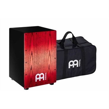 MEINL MCAJ100BK-TRF+ [Headliner Series Snare Cajon with Bag / Tango Red Fade]【MEINL 純正バッグ付き！】